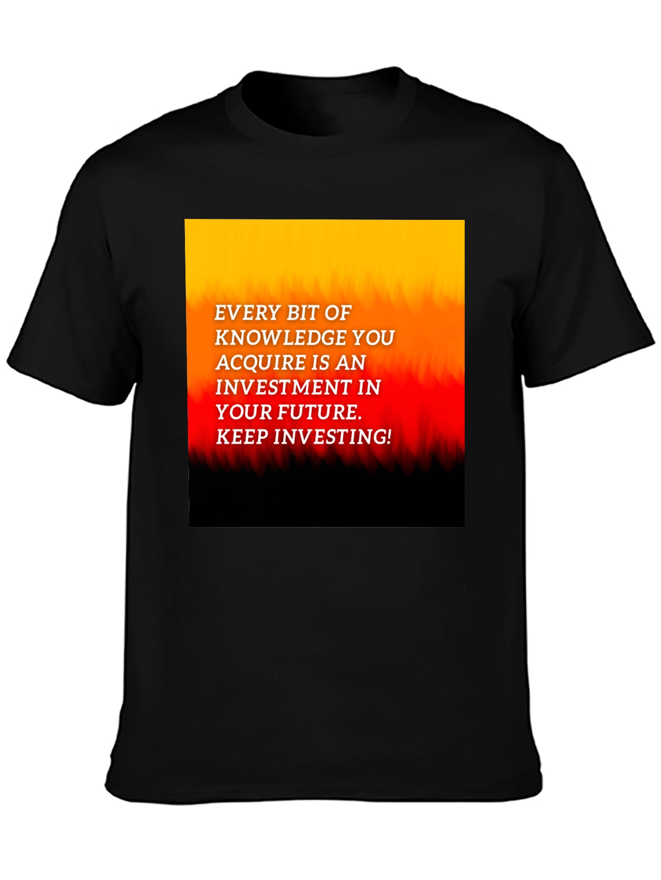 Knowledge Investment Graphic Tee - Inspire Your Future