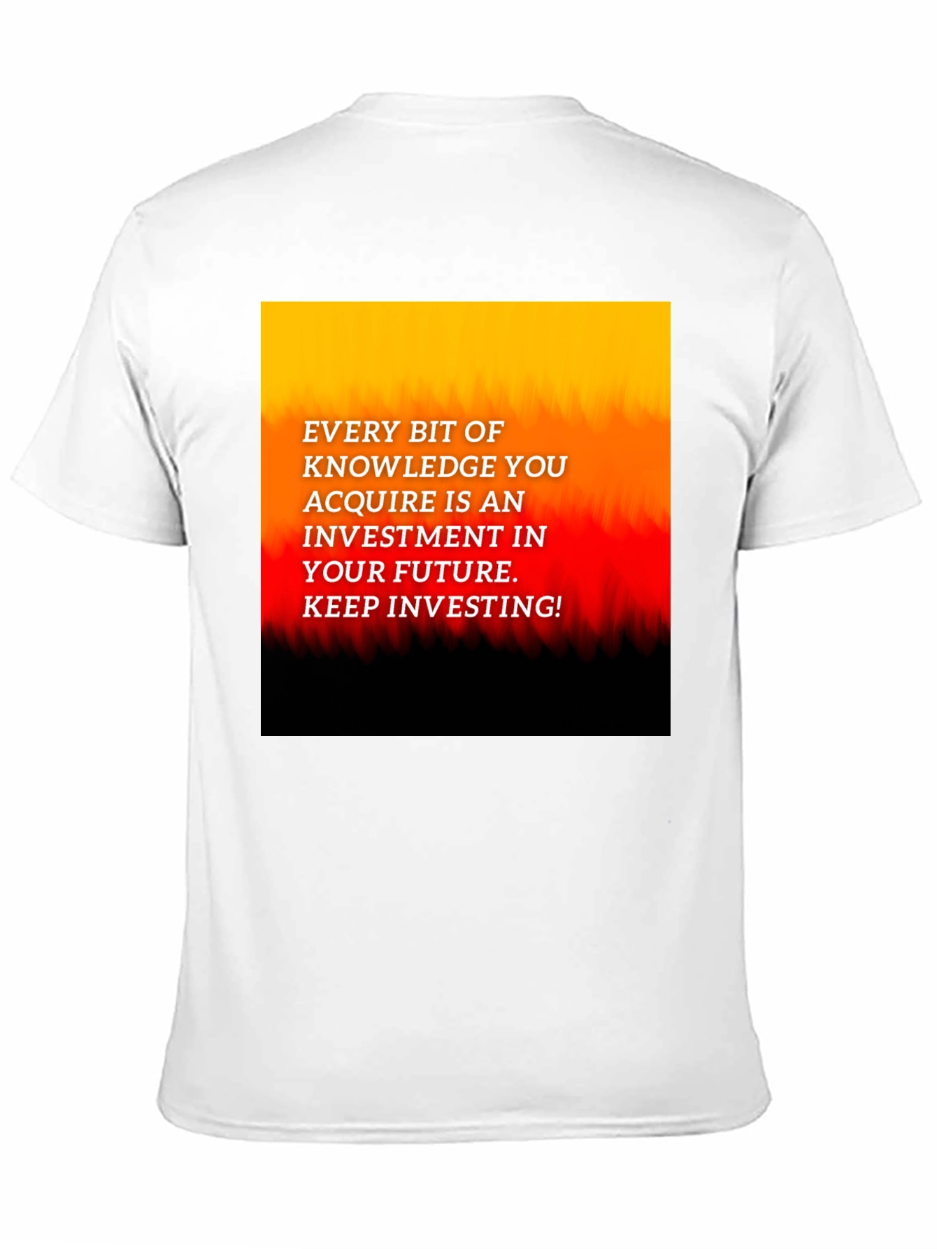 Knowledge Investment Graphic Tee - Inspire Your Future