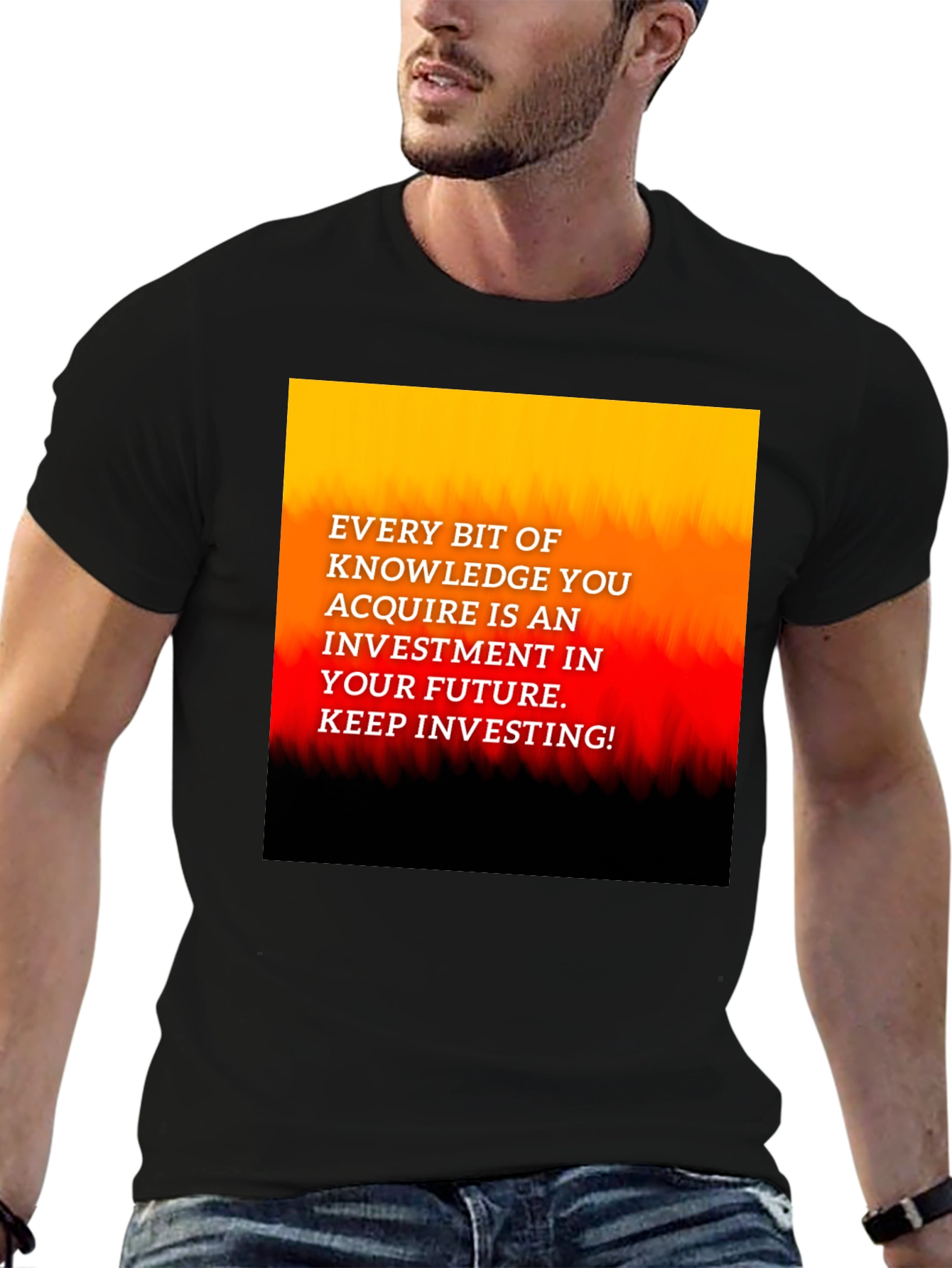 Knowledge Investment Graphic Tee - Inspire Your Future