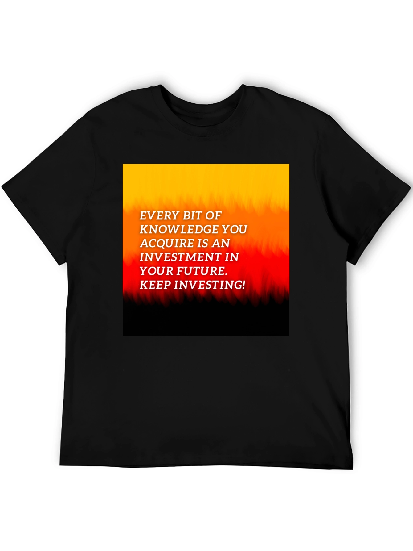Knowledge Investment Graphic Tee - Inspire Your Future