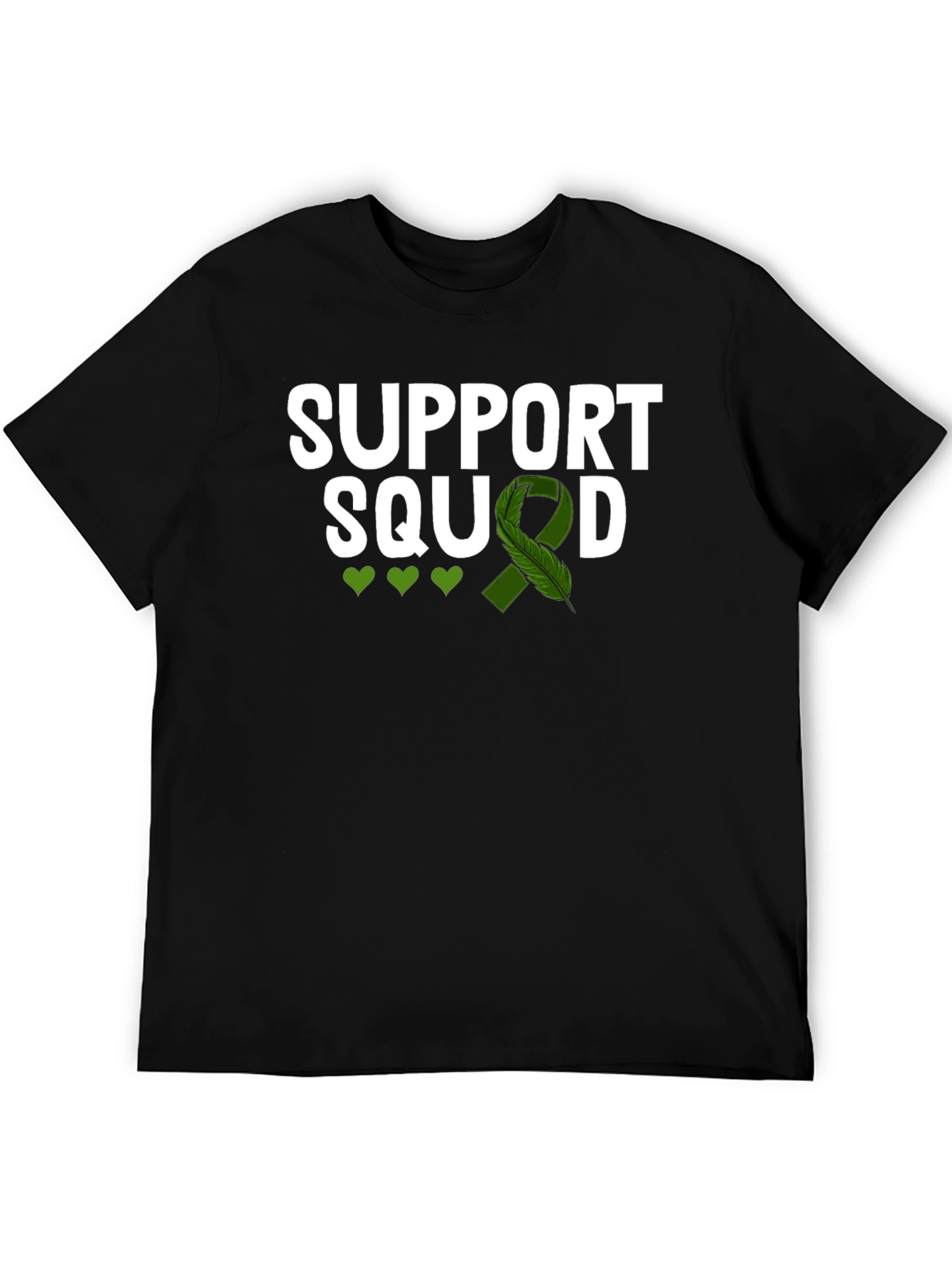 Support Squad Green Ribbon Awareness T-Shirt