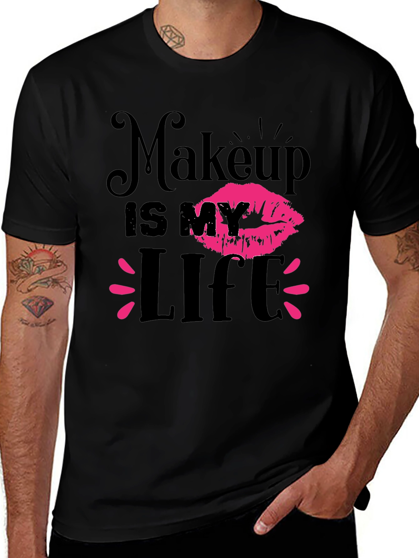Makeup is My Life Graphic T-Shirt