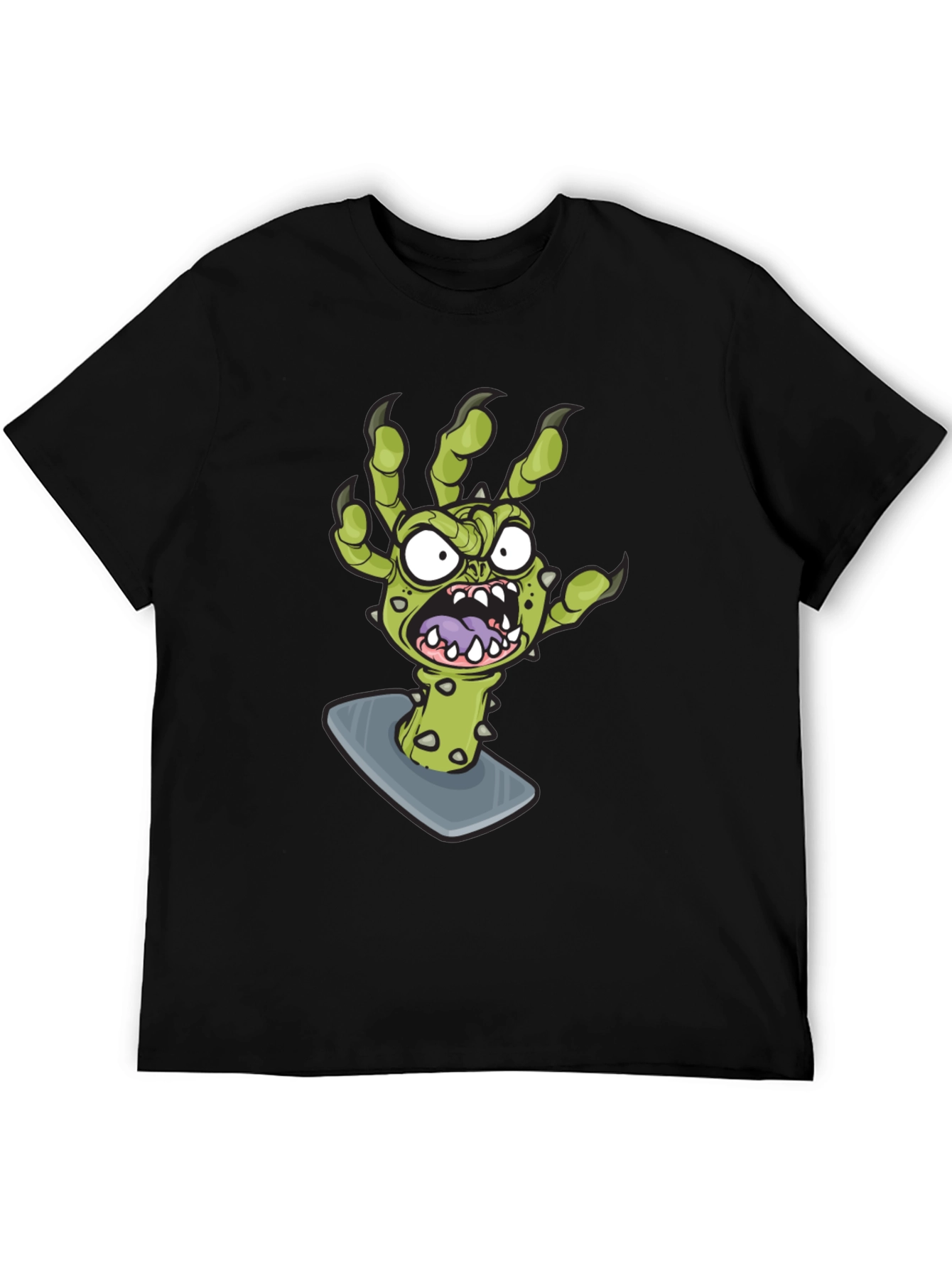 Monster Hand Graphic Tee - Black