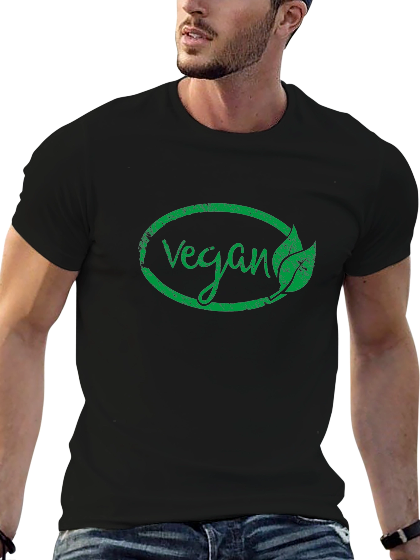 Vegan Graphic Tee - Stylish & Sustainable