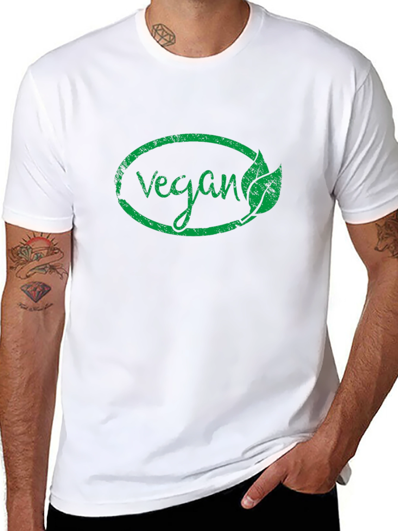 Vegan Graphic Tee - Stylish & Sustainable