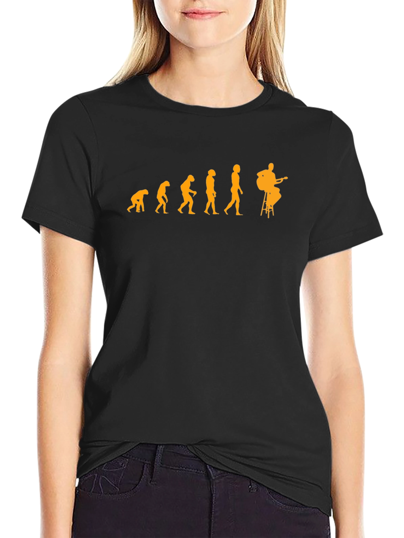 Evolution of Music T-Shirt - Black Cotton Tee