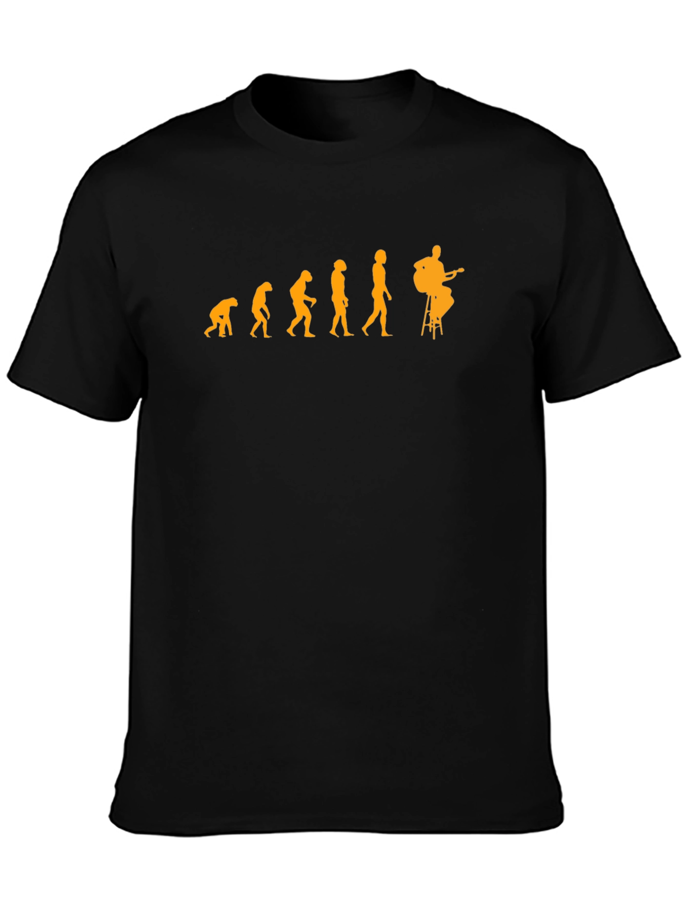 Evolution of Music T-Shirt - Black Cotton Tee