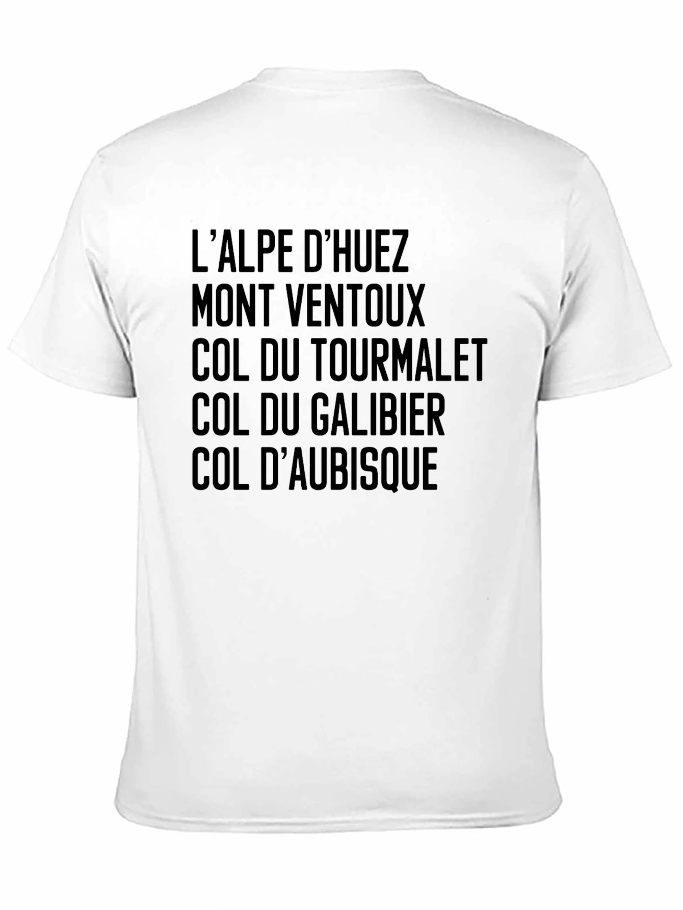 Cycling Climb T-Shirt - LAlpe dHuez Mont Ventoux