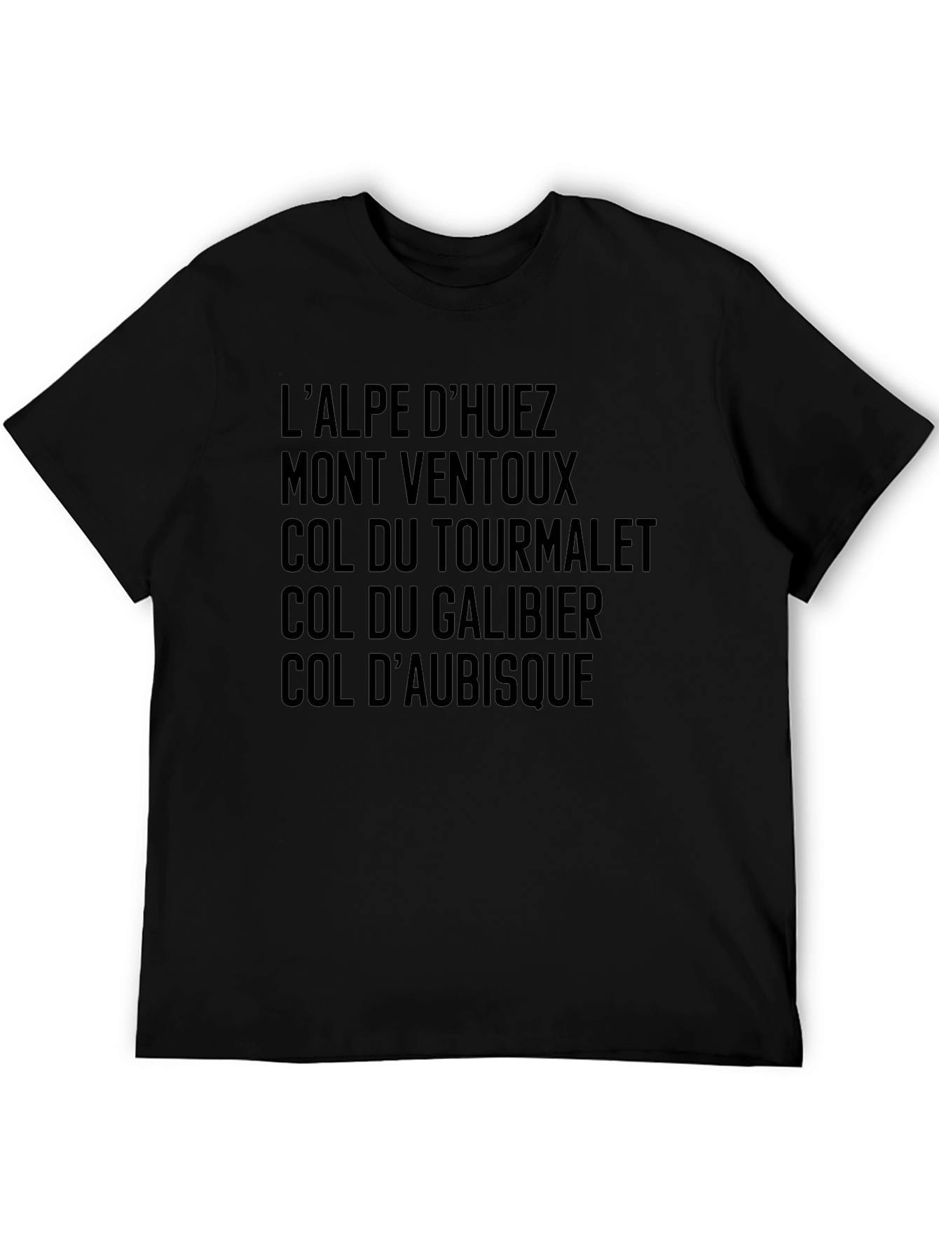 Cycling Climb T-Shirt - LAlpe dHuez Mont Ventoux