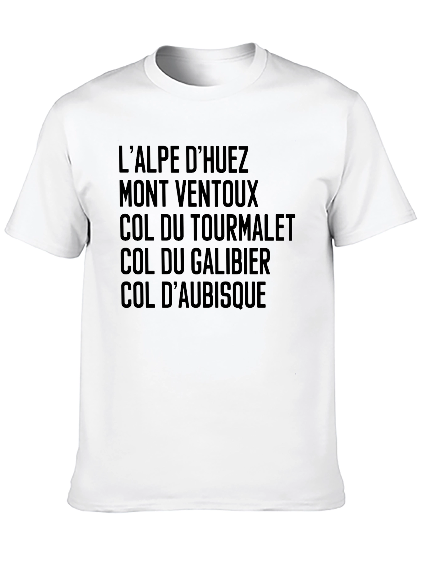 Cycling Climb T-Shirt - LAlpe dHuez Mont Ventoux