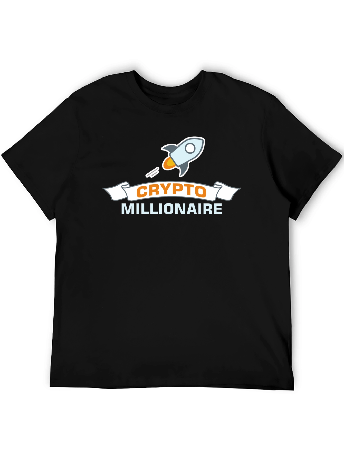 Crypto Millionaire Black T-Shirt