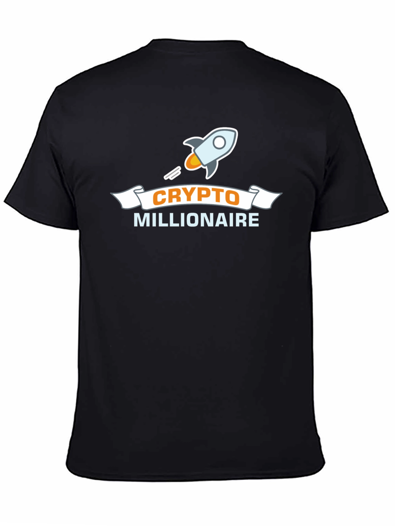 Crypto Millionaire Black T-Shirt