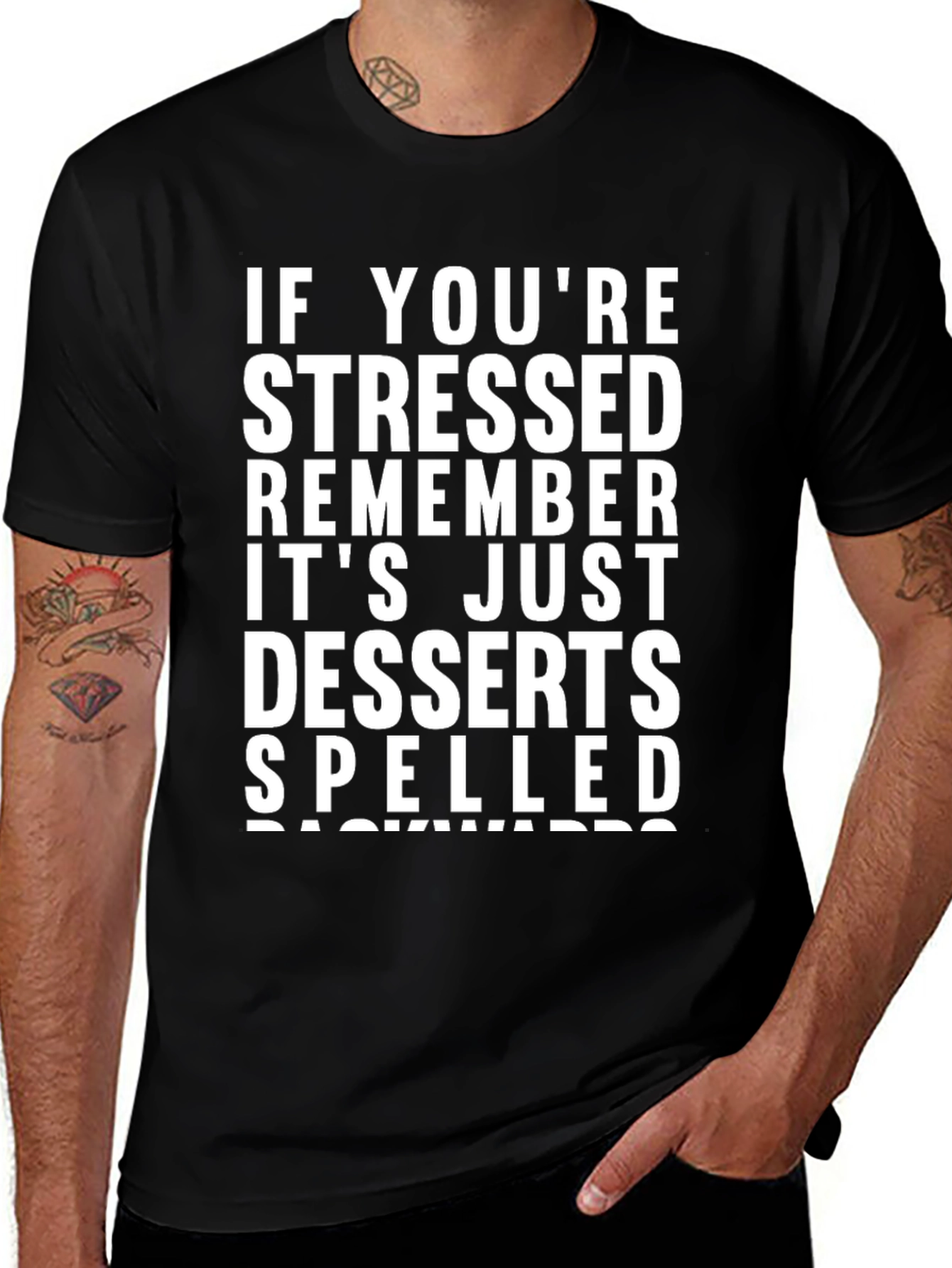 Stressed Spelled Backwards T-Shirt