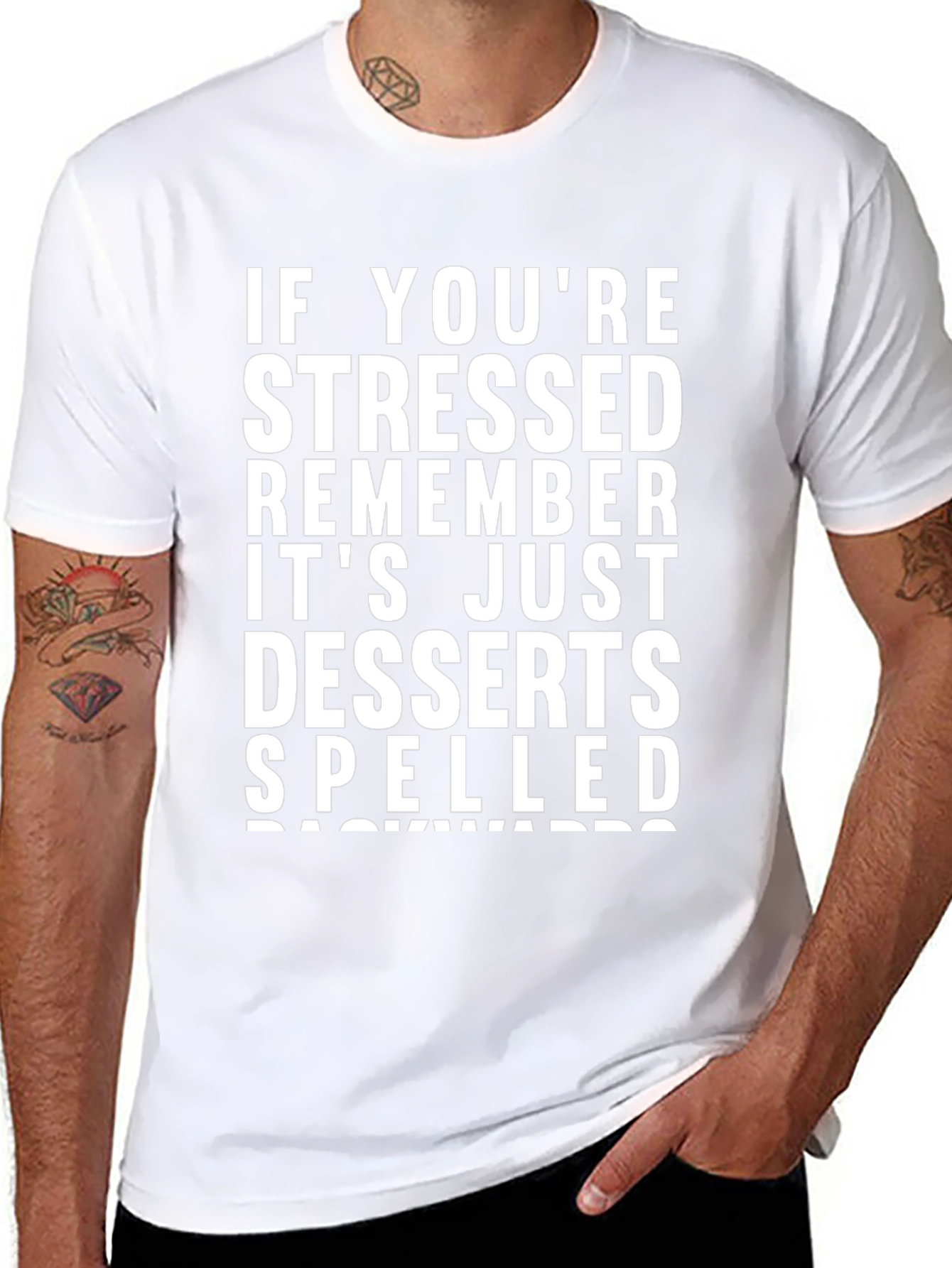 Stressed Spelled Backwards T-Shirt
