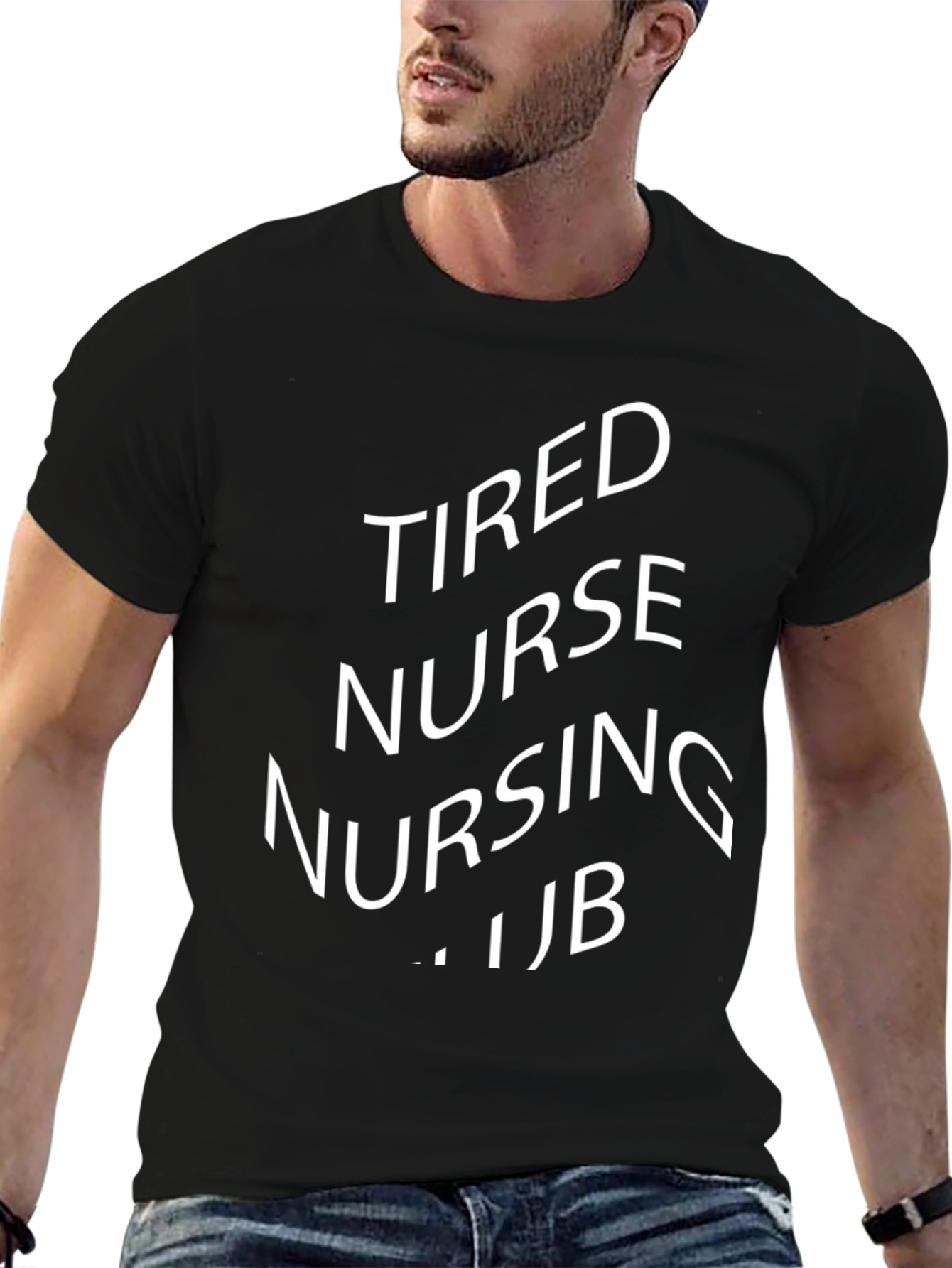 Tired Nurse Nursing Club Graphic Tee
