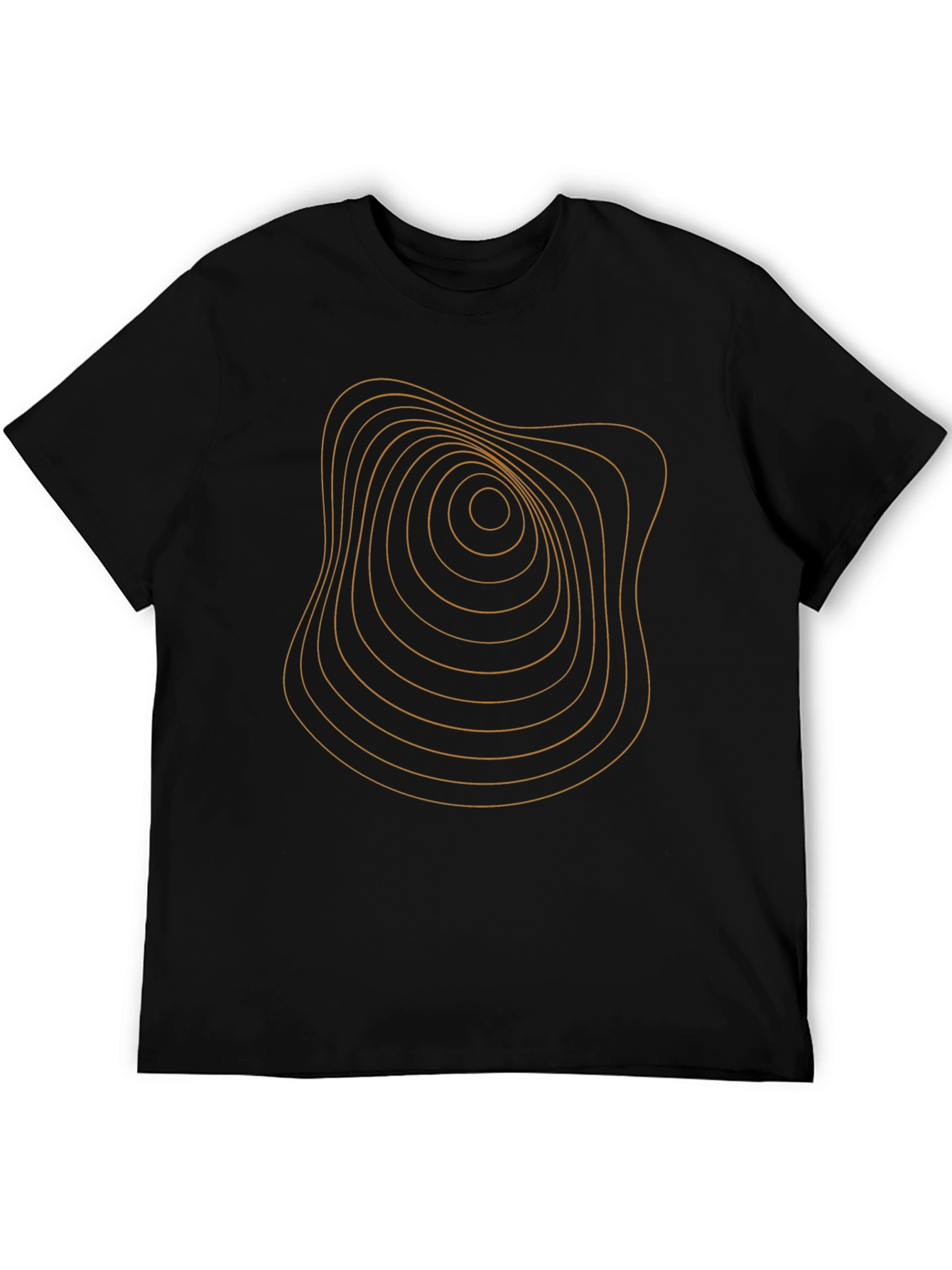 Abstract Graphic Tee - Black