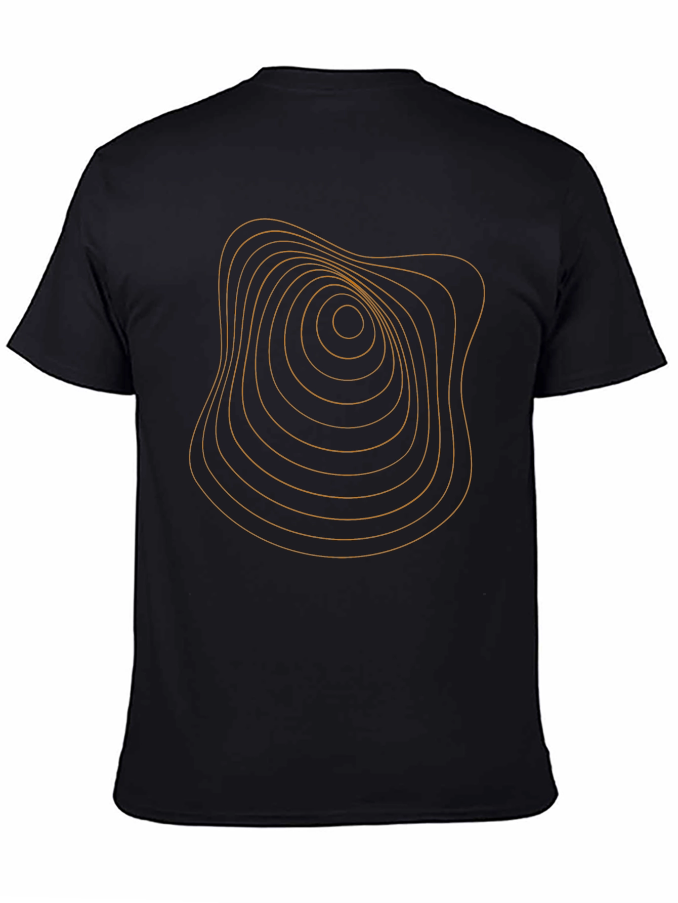 Abstract Graphic Tee - Black