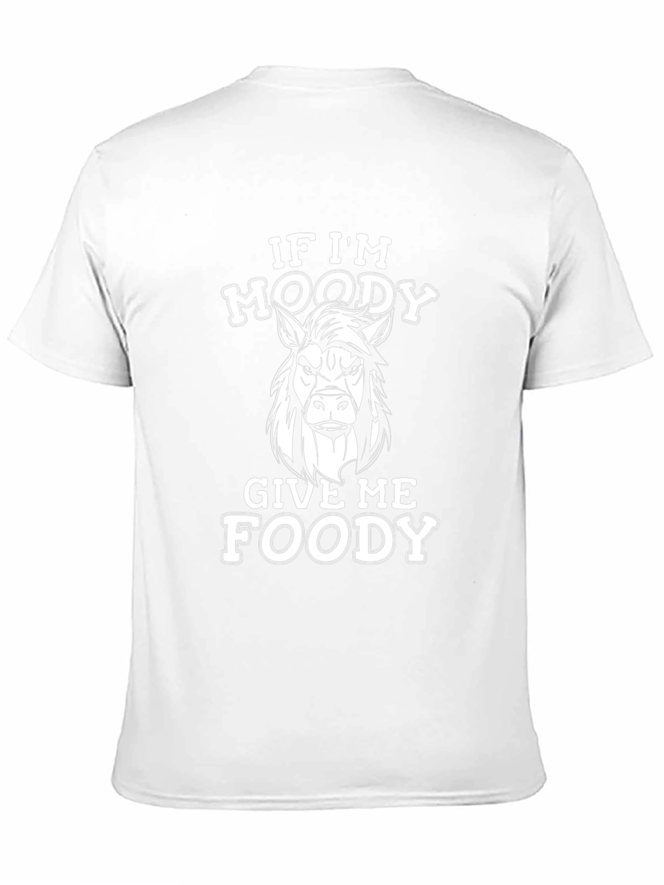 Moody Horse T-Shirt - Foody Humor