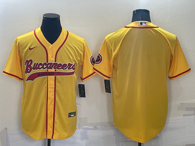 Men's Tampa Bay Buccaneers Yellow Blank Jerseys