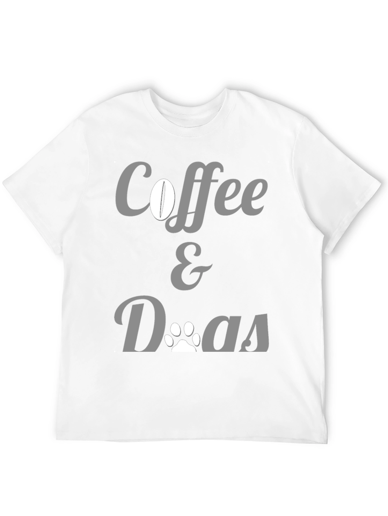 Coffee & Dogs Graphic Tee - Unisex Black T-Shirt