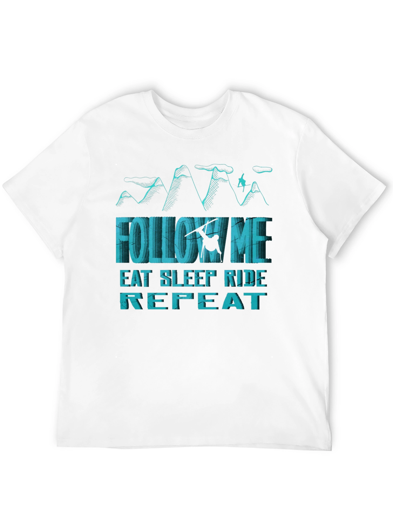 Follow Me Skiing Graphic Tee