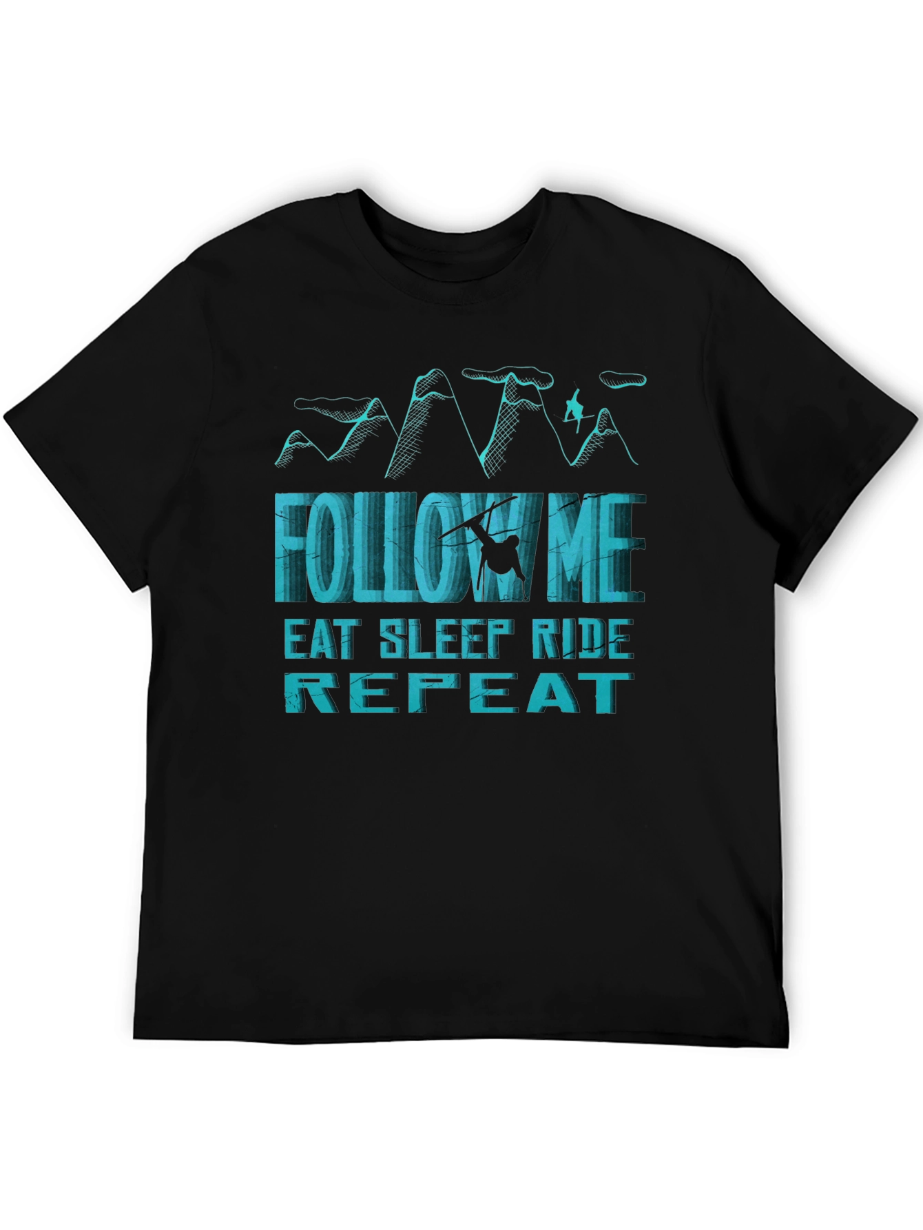 Follow Me Skiing Graphic Tee