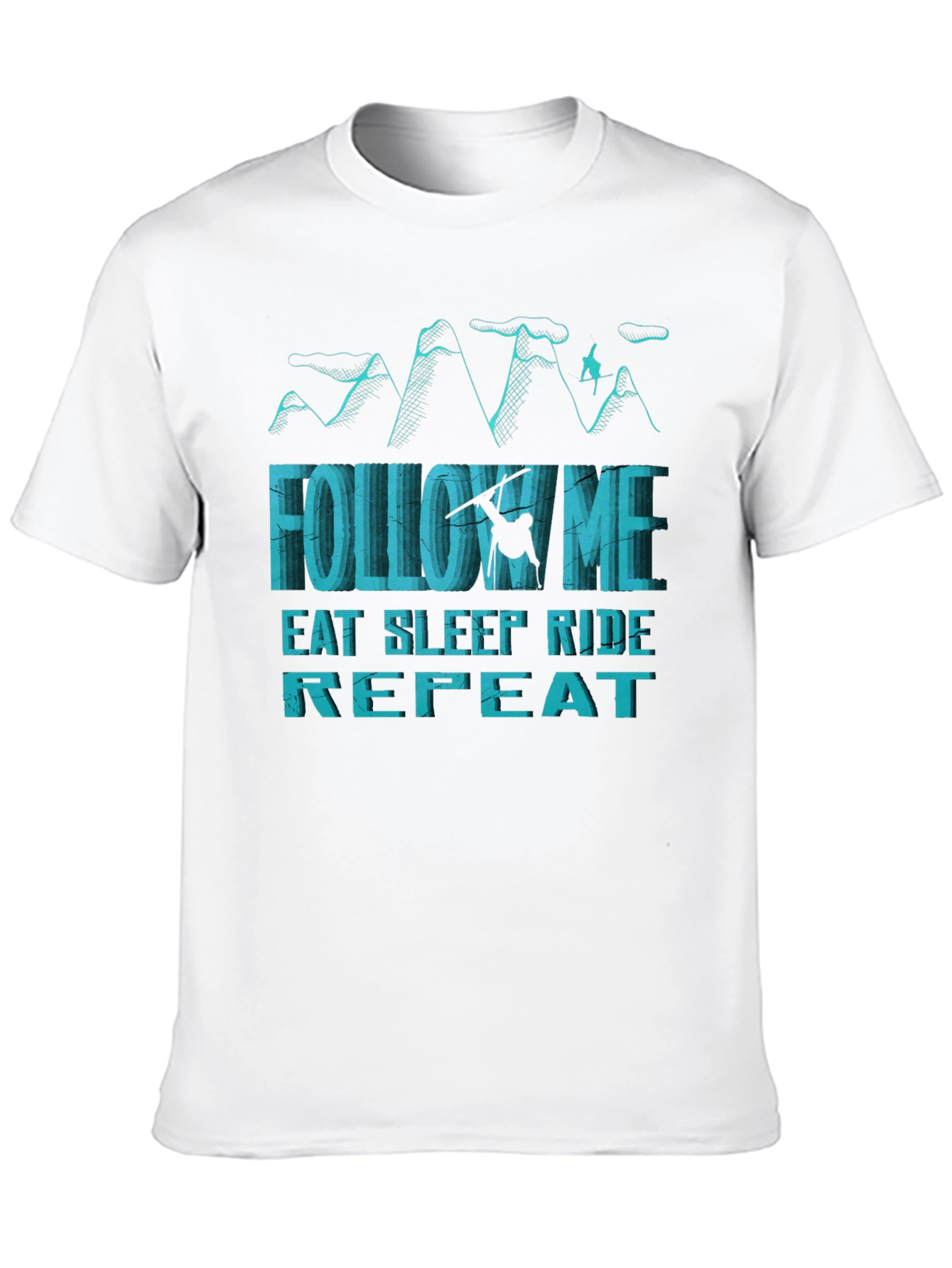 Follow Me Skiing Graphic Tee