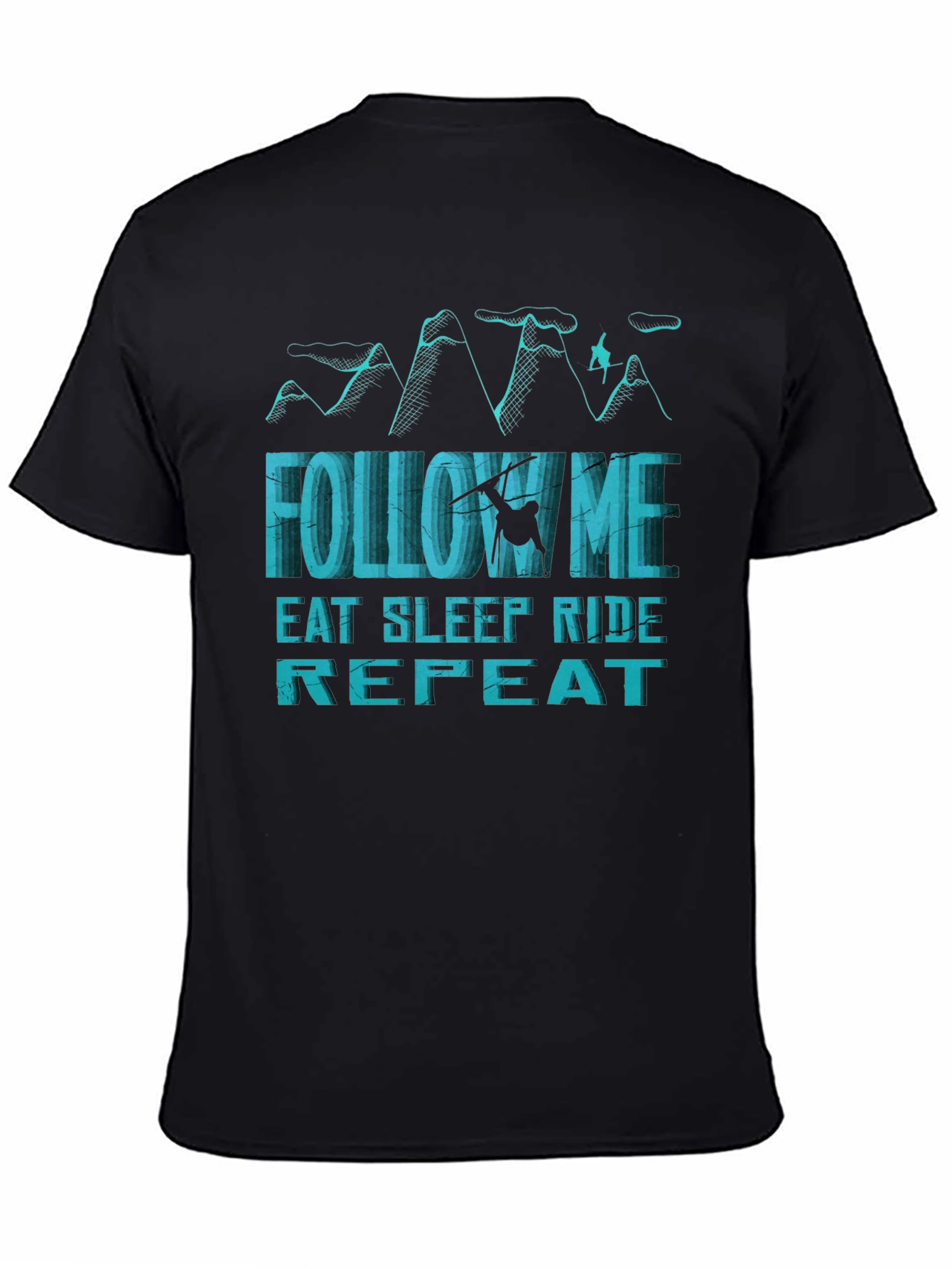 Follow Me Skiing Graphic Tee