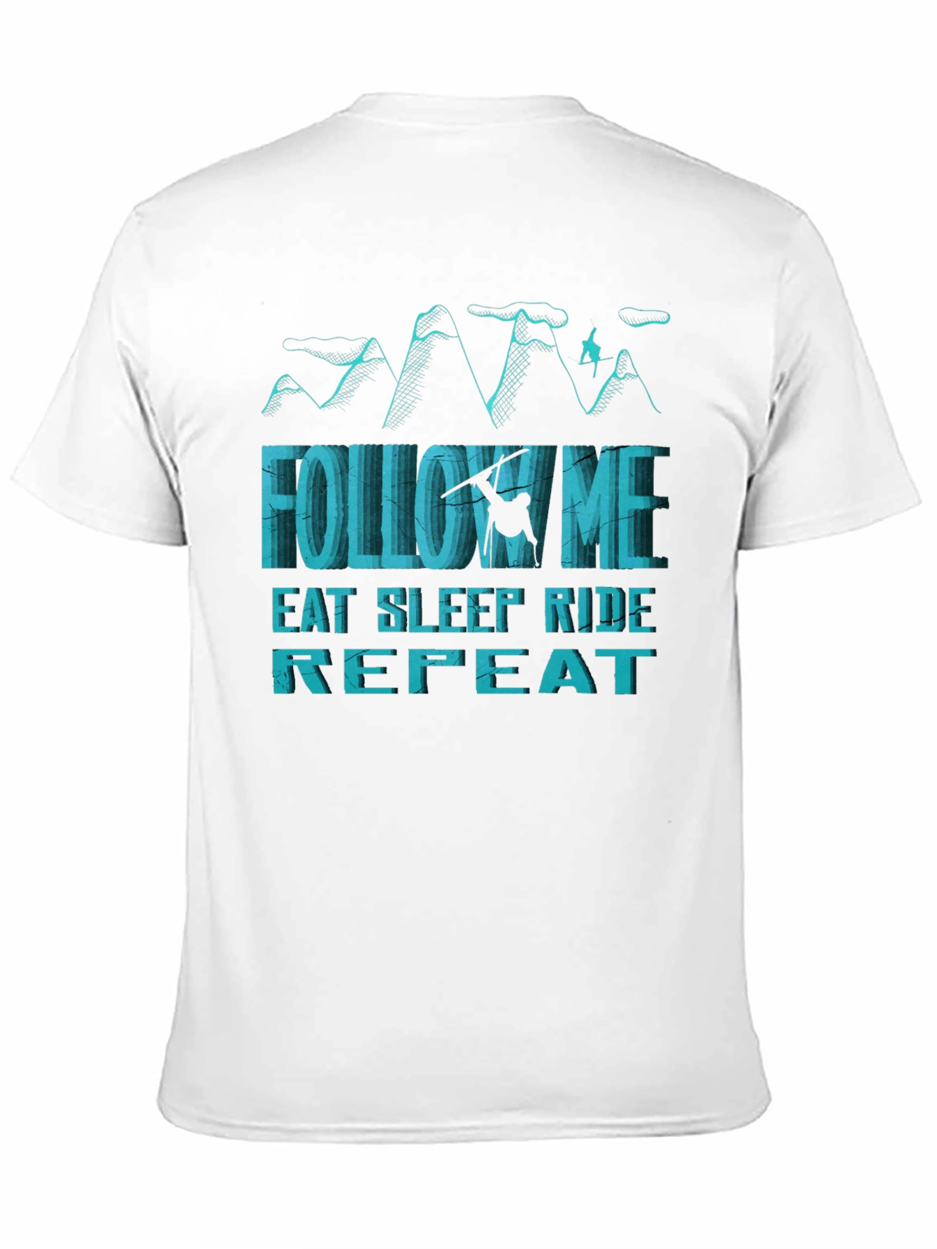 Follow Me Skiing Graphic Tee