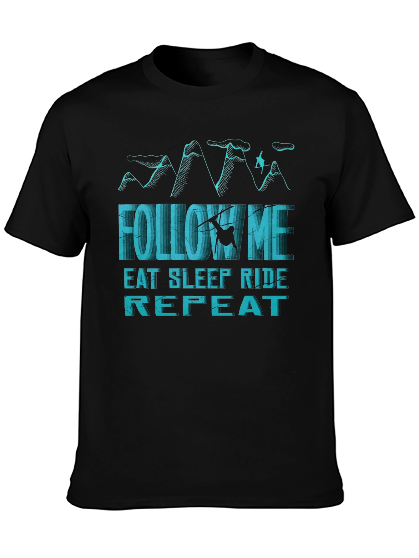 Follow Me Skiing Graphic Tee