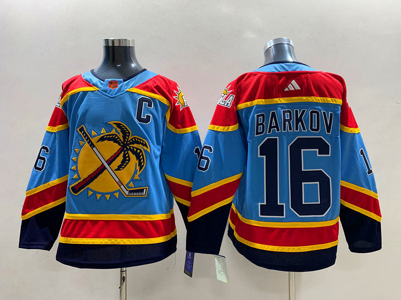 Men's Florida Panthers Aleksander Barkov #16 Blue Player Jerseys