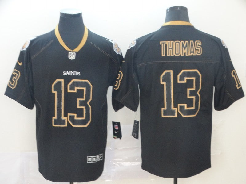 Men's New Orleans Saints #13 Michael Thomas Black Authentic Game Jerseys