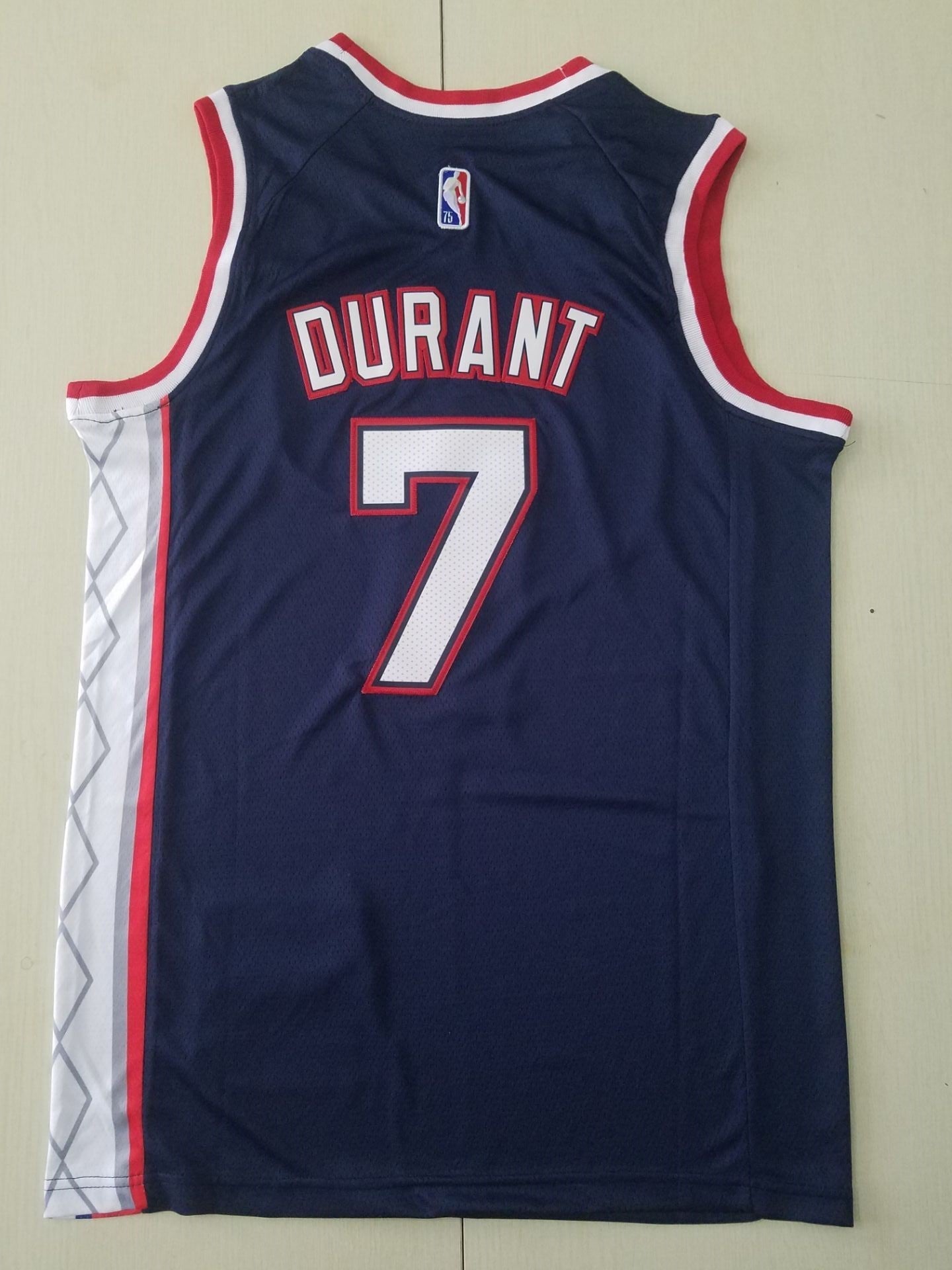 Men's Brooklyn Nets Kevin Durant Navy 2021/22 Swingman Jerseys - City Edition