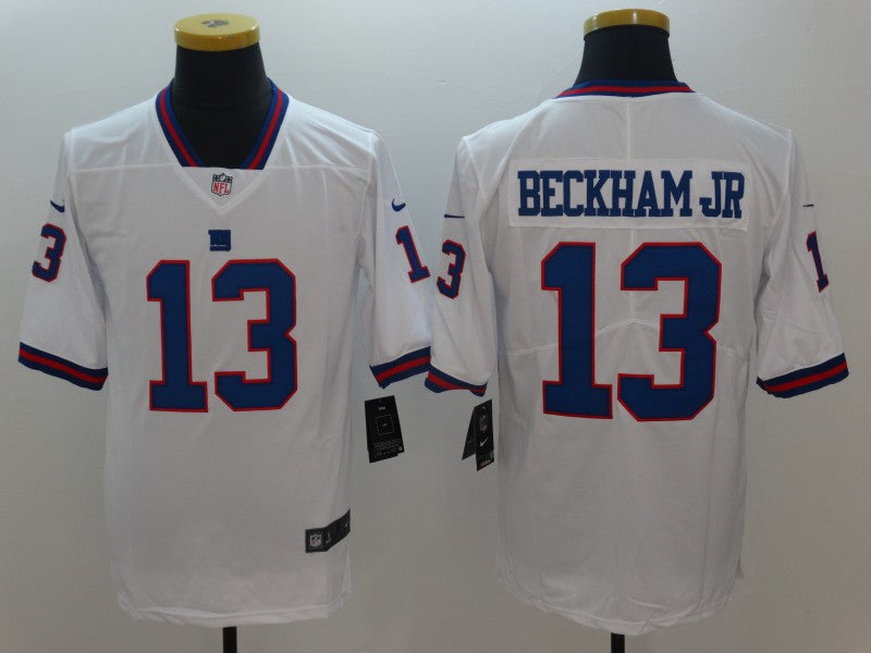 Men's New York Giants Odell Beckham Jr. #13 White Game Player Jerseys