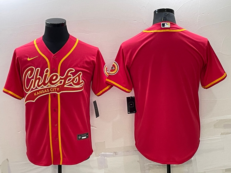 Men's Kansas City Chiefs Red Blank Jerseys