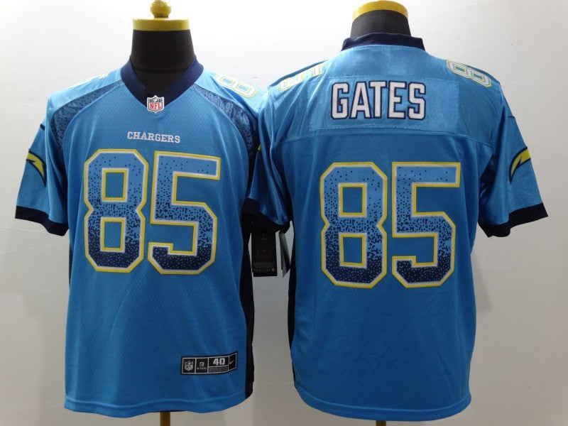 Men's Los Angeles Chargers Antonio Gates #85 Blue Game Jerseys