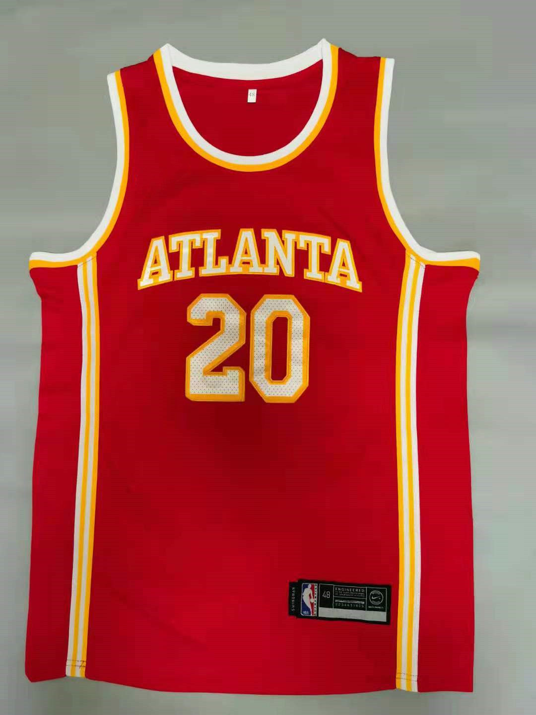 Men's Atlanta Hawks John Collins #20 Red 2019/20 Swingman Jerseys