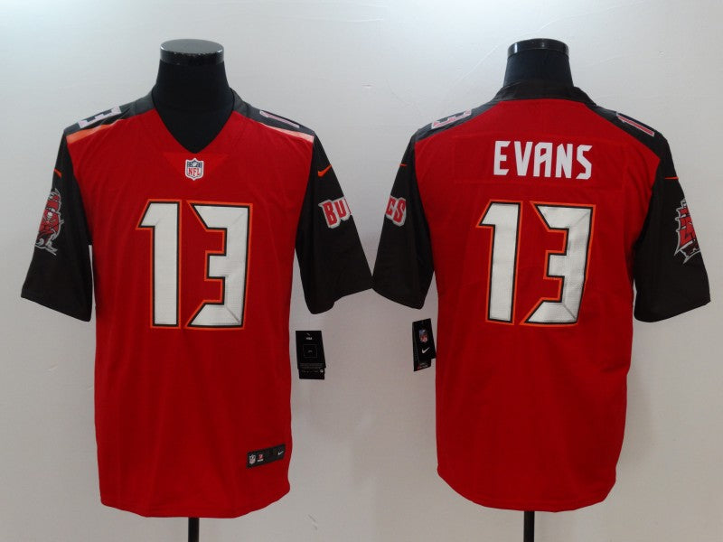 Men's Tampa Bay Buccaneers Mike Evans #13 Red Game Player Jerseys
