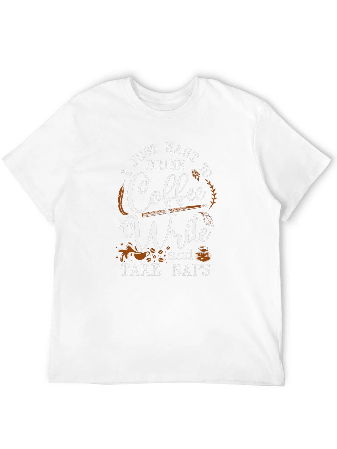 Coffee Write Naps T-Shirt - Casual Comfort
