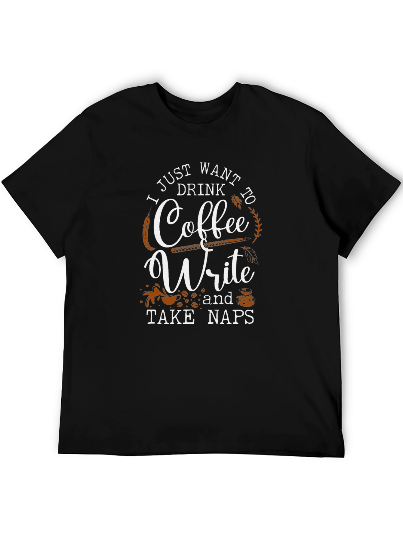 Coffee Write Naps T-Shirt - Casual Comfort
