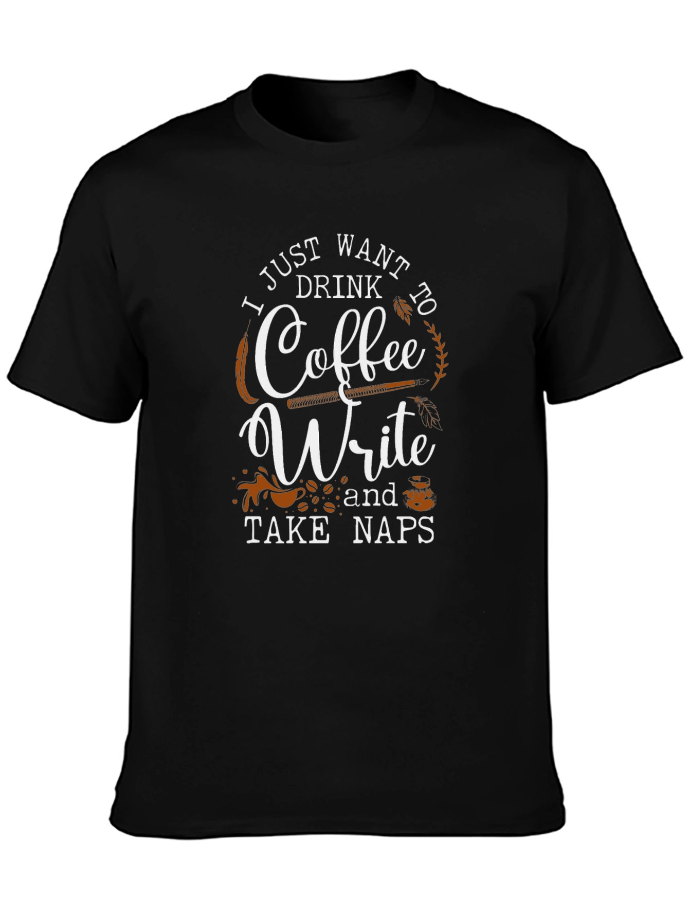 Coffee Write Naps T-Shirt - Casual Comfort