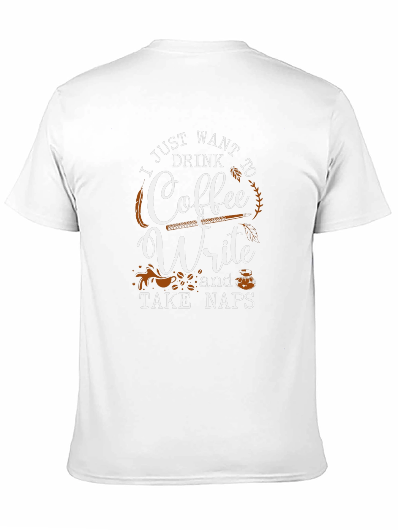 Coffee Write Naps T-Shirt - Casual Comfort