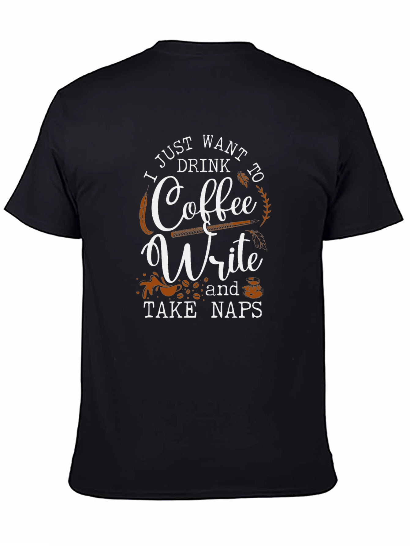 Coffee Write Naps T-Shirt - Casual Comfort