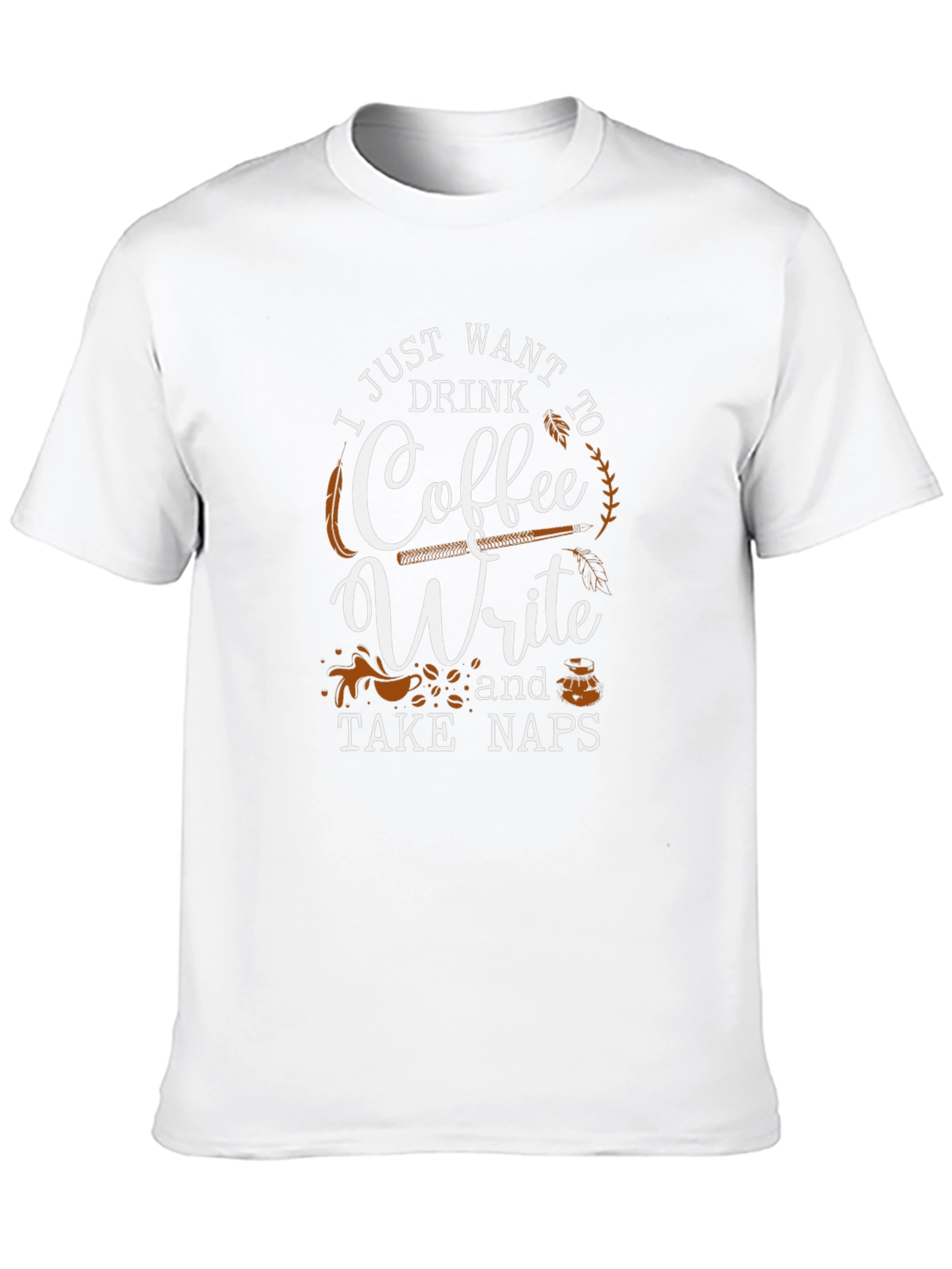 Coffee Write Naps T-Shirt - Casual Comfort
