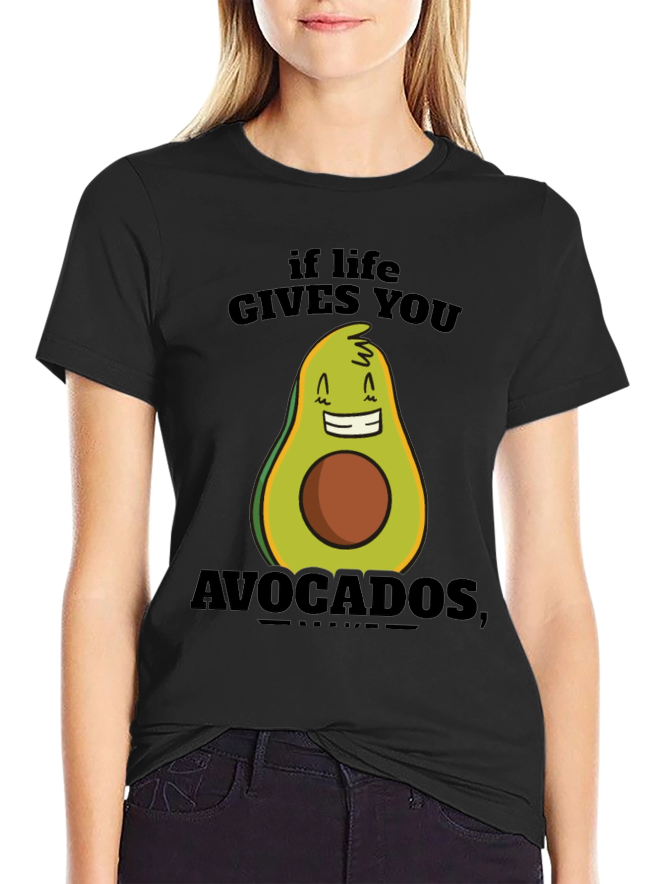 Funny Avocado T-Shirt - If Life Gives You Avocados