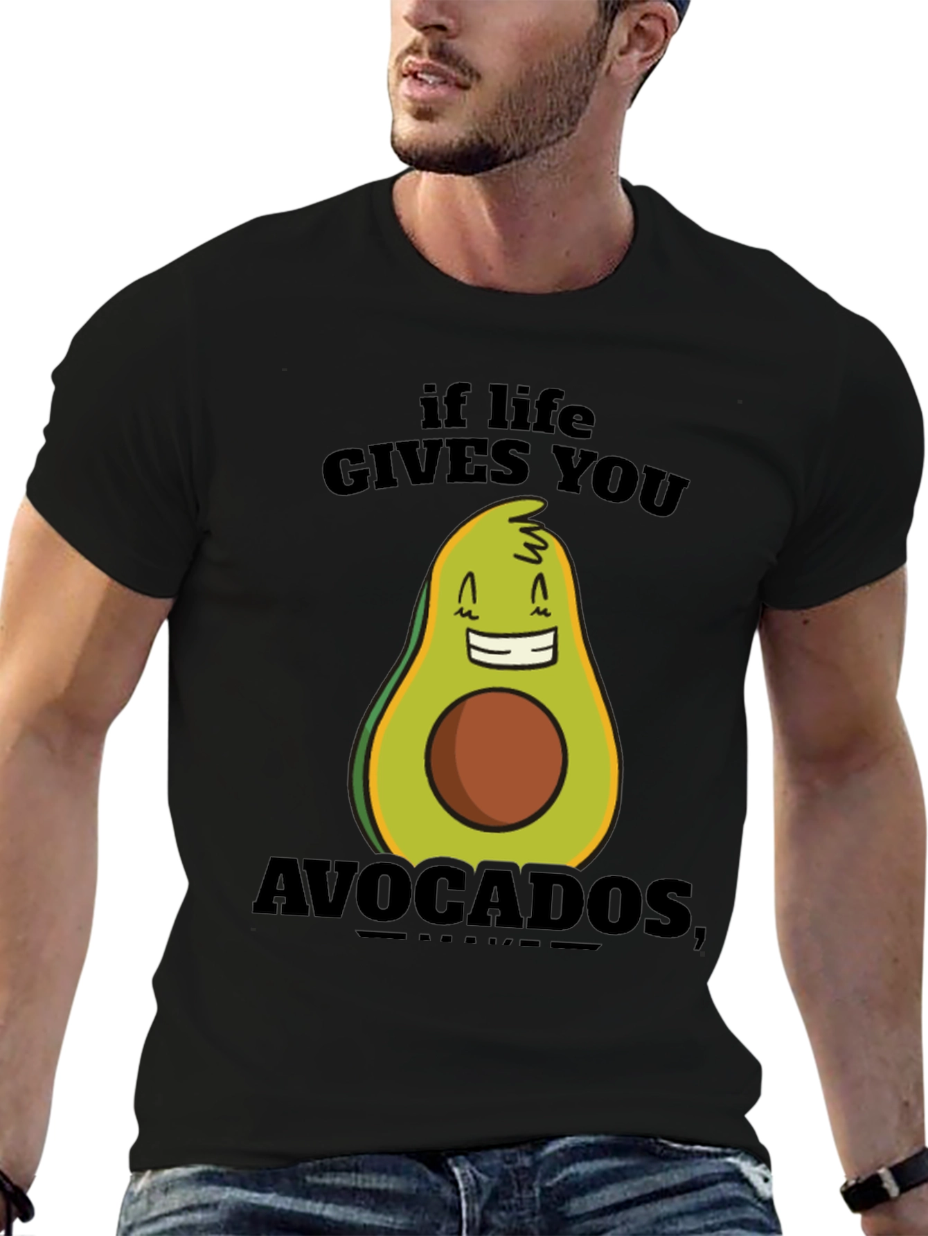 Funny Avocado T-Shirt - If Life Gives You Avocados