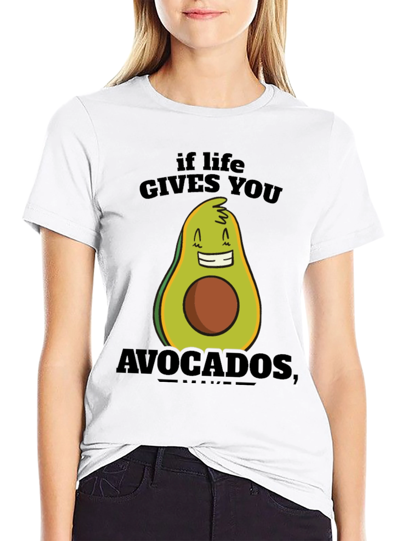 Funny Avocado T-Shirt - If Life Gives You Avocados