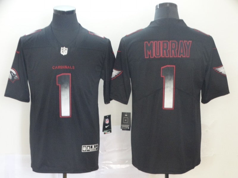 Men's Arizona Cardinals Kyler Murray #1 Black Player Game Jerseys