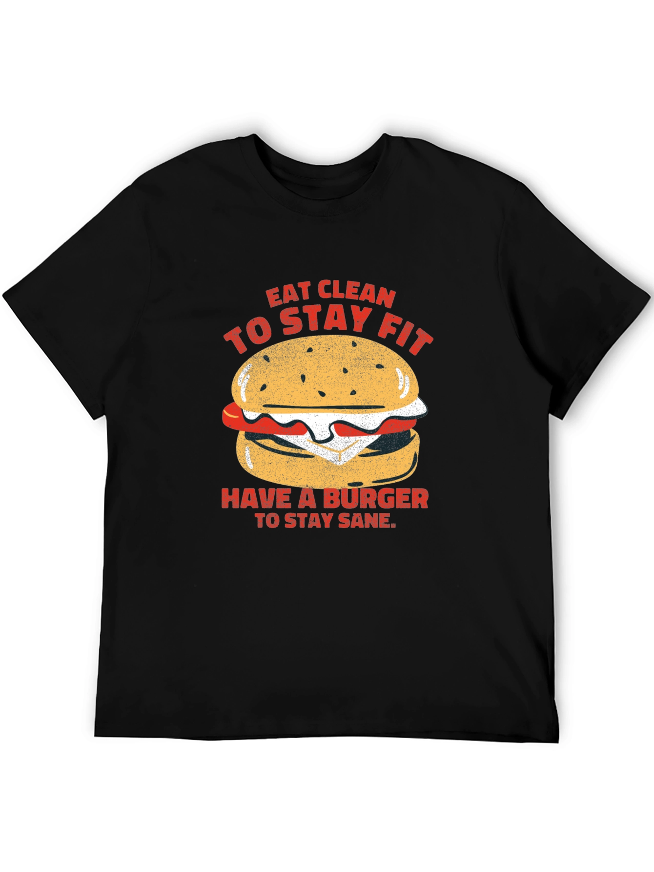 Eat Clean Burger T-Shirt - Unisex Style