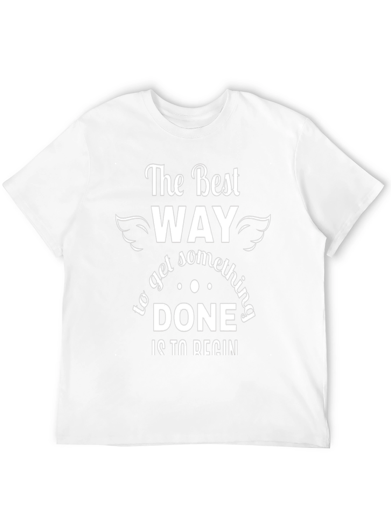Motivational The Best Way Black T-Shirt